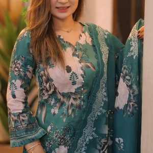 স্ক্রিন প্রিন্ট /ব্লক প্রিন্ট থ্রি পিস