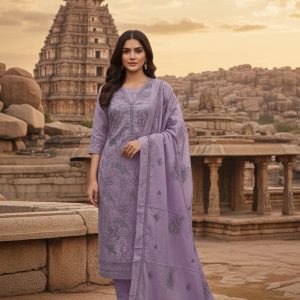 আগা নুর আনরেডি থ্রি পিস